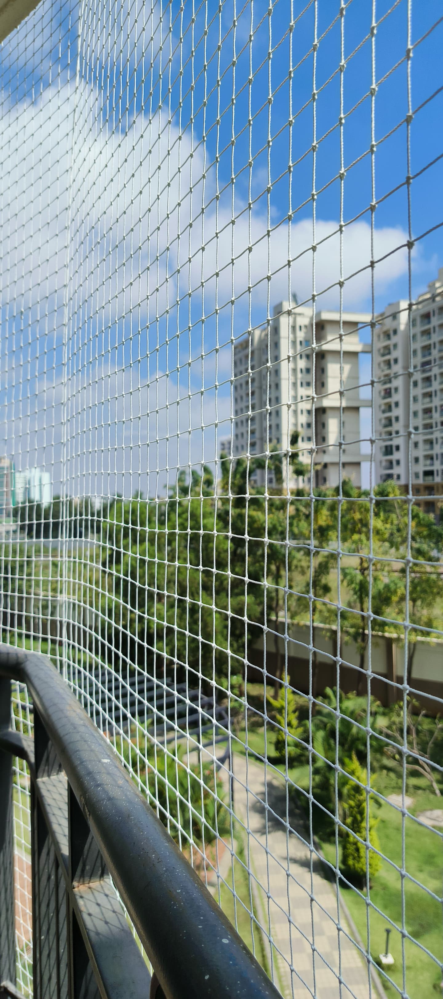 Balcony safety net installation in Bengaluru